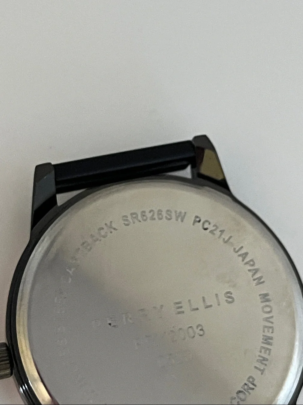 Perry Ellis Black Watch with Rose Gold Trim